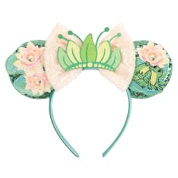 Sparkly Sequin Bow Crown Hair Bands for Women Cute Head Accessories Kid DIY Crown Sequins Bow Headband Ears Headwear Accessories