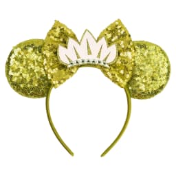 Sparkly Sequin Bow Crown Hair Bands for Women Cute Head Accessories Kid DIY Crown Sequins Bow Headband Ears Headwear Accessories