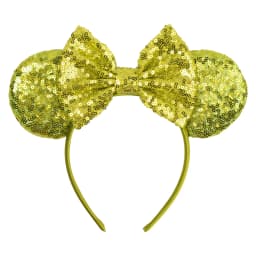 Sparkly Sequin Bow Crown Hair Bands for Women Cute Head Accessories Kid DIY Crown Sequins Bow Headband Ears Headwear Accessories