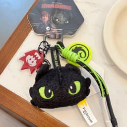Genuine Classic Anime Small Pendants Plush Keychains Toothless Dolls Stuffed Animals Christmas Birthday Gifts For Kids