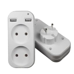 Multi Functional Socket Wall USB Plug Type C Adapter Double USB Socket For Phone Charge Double Port Extension Electrical Outlet
