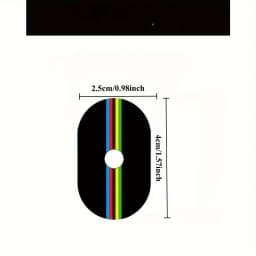 2PCS/sheet Dancehall Bicycle Wheel Blowhole Decoration Sticker, UCI Style Cycling Rally Personalized Decoration
