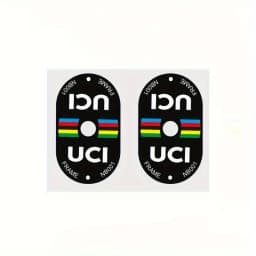 2PCS/sheet Dancehall Bicycle Wheel Blowhole Decoration Sticker, UCI Style Cycling Rally Personalized Decoration
