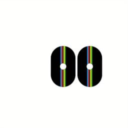 2PCS/sheet Dancehall Bicycle Wheel Blowhole Decoration Sticker, UCI Style Cycling Rally Personalized Decoration