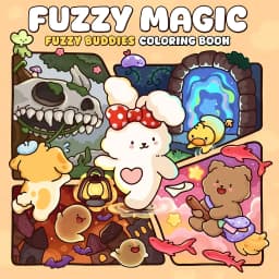 COZY BESTIES: Coloring Book for Adults And Teens Featuring Cute Cozy Daily Activities for Relaxation DIY Painting Drawing Gift