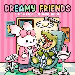 COZY BESTIES: Coloring Book for Adults And Teens Featuring Cute Cozy Daily Activities for Relaxation DIY Painting Drawing Gift