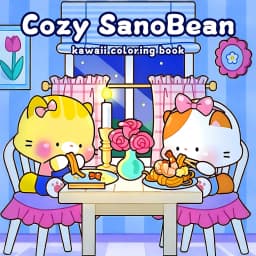 COZY BESTIES: Coloring Book for Adults And Teens Featuring Cute Cozy Daily Activities for Relaxation DIY Painting Drawing Gift