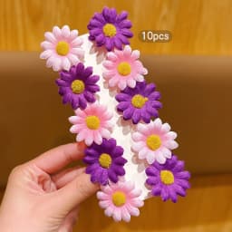 10 Sweet Flower Hairpins and Braided Clips Suitable for Daily Hair Accessories