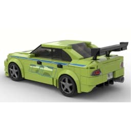 285PCS MOC Champion series Lancer Evolution VII Building Blocks Assembly Model Classic racing toy brick Children's birthday gift