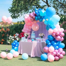 5/10/12inch Metallic Pink Blue Balloons Chrome Hot Pink Rose Gold Balloon Baby Shower Boy Girl Birthday Wedding Party Decoration