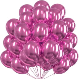 5/10/12inch Metallic Pink Blue Balloons Chrome Hot Pink Rose Gold Balloon Baby Shower Boy Girl Birthday Wedding Party Decoration