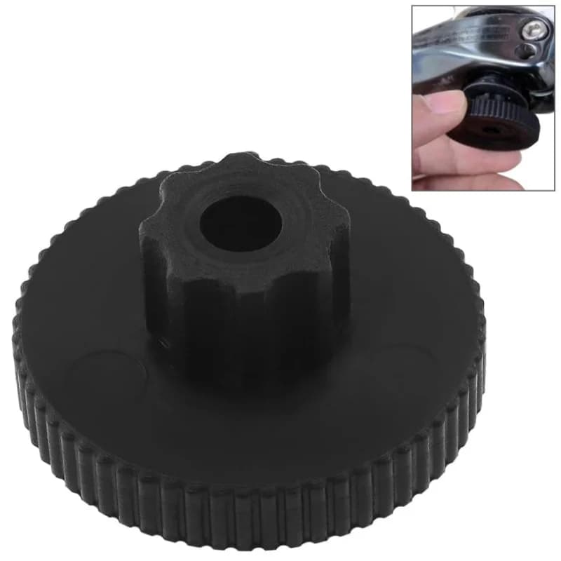 Bicycle Crank Cap Tool for Shimano Hollowtech II Cranksets, Crank Arm Preload Adjusting Bolt Wrench for Installation & Removal