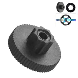 Bicycle Crank Cap Tool for Shimano Hollowtech II Cranksets, Crank Arm Preload Adjusting Bolt Wrench for Installation & Removal