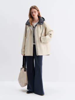 FSLE Commuter Style Starry Sky Wool Straight Wide-leg Pants Leisure Loose Vintage Simple Full-length Korean Style Ins