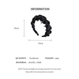 Practical Versatile Fabric Headband Women's High Skull Top Hairline Wrapping Hair Hoop Face Wash Hair Bundle Stylish 2026 New
