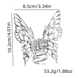The 1PC alloy butterfly elegant back head gripper is suitable for daily holiday gifts