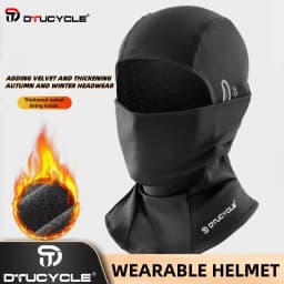 Outdoor Sports Warm Headgear for Winter, Unisex Motorcycle and Bicycle Thickened Fleece Mask, Riding and Skiing Neck Warmer