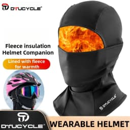 Outdoor Sports Warm Headgear for Winter, Unisex Motorcycle and Bicycle Thickened Fleece Mask, Riding and Skiing Neck Warmer