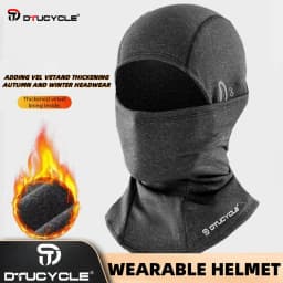 Outdoor Sports Warm Headgear for Winter, Unisex Motorcycle and Bicycle Thickened Fleece Mask, Riding and Skiing Neck Warmer