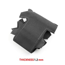 DIY Sewing Suede Leather Cover For Toyota Prius 30 XW30 2009-2015 Prius C US 2012-2017 Car Steering Wheel Cover Trim Accessories