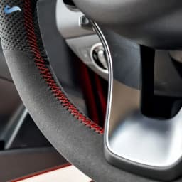 DIY Sewing Suede Leather Cover For Toyota Prius 30 XW30 2009-2015 Prius C US 2012-2017 Car Steering Wheel Cover Trim Accessories