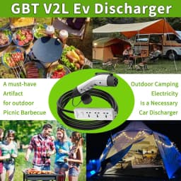 WUFEN BYD V2L GBT Discharger for EU/USA/UK/AU/NZ Socket EV Charger V2L Adapter 16A for GBT Cars Need Car Support V2L Function