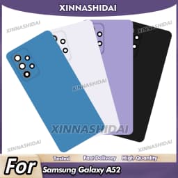 New Battery Cover for Samsung Galaxy A52 Back Cover Case Housing Cover Repair Parts Battery Cover Door