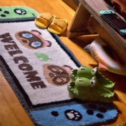 Game Controller Shaped Rug Cartoon Plush Bedroom Children's Room Play Area Decorative Floor Mat Home Decor