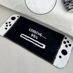 Game Controller Shaped Rug Cartoon Plush Bedroom Children's Room Play Area Decorative Floor Mat Home Decor