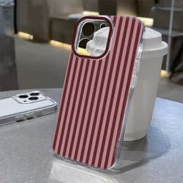 luxuryInsBrownRedPolkaDotsPhoneCaseForiPhone171616e1514131211MiniProMaxXXRXSMax78AirPlusBackCover