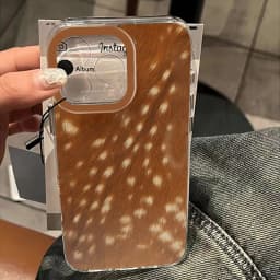 luxuryInsBrownRedPolkaDotsPhoneCaseForiPhone171616e1514131211MiniProMaxXXRXSMax78AirPlusBackCover