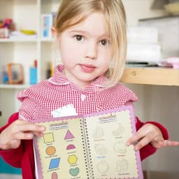 1/4PCS Sank Magic Practice Copybook Pen Preschools Kids Calligraphy English Verison Free Wiping Children Reusable Writing Book