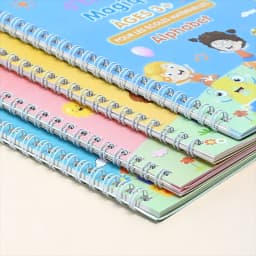 1/4PCS Sank Magic Practice Copybook Pen Preschools Kids Calligraphy English Verison Free Wiping Children Reusable Writing Book
