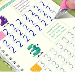 1/4PCS Sank Magic Practice Copybook Pen Preschools Kids Calligraphy English Verison Free Wiping Children Reusable Writing Book