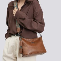 Luxury Brand Women PU Leather Messenger Bag Large Capacity Single Shoulder Crossbody Bag Soft Leather Handbag Fashion Female Gif