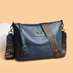 Luxury Brand Women PU Leather Messenger Bag Large Capacity Single Shoulder Crossbody Bag Soft Leather Handbag Fashion Female Gif