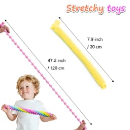 5-40Pcs Stretchy String Toys,Alpaca Fidget Sensory Toy,Squeeze Pull Noodles for Boys,Girls,Adults,Party Favors Prizes,Calm Relax