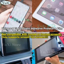 10pcs Universal Screen Protector 5/6/7/8/9/10 Inch for Phone Tablet GPS LCD Anti-dust Screen HD Clear Protective PET Films