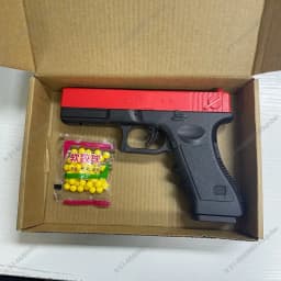 Airsoft Pistol Soft Bullet Manual G17 Toy Gun Lower Magazine with Laser Outdoor Sports CS Game Weapon for Children Adults Gift