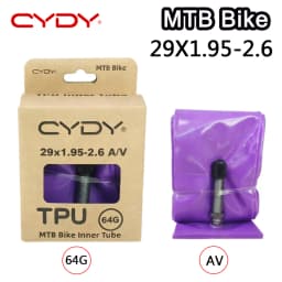 CYDY TPU MTB Bike Inner Tube Camera 29 26 27.5 29x1.95-2.6 Inch Mountain Bicycle Tire AV Schrader Valve Pneu 29er Cycling Tube