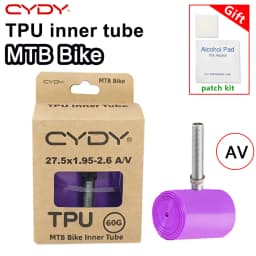 CYDY TPU MTB Bike Inner Tube Camera 29 26 27.5 29x1.95-2.6 Inch Mountain Bicycle Tire AV Schrader Valve Pneu 29er Cycling Tube
