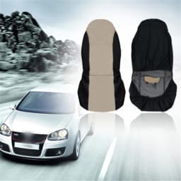 1PC Four Seasons General Motors Front Seat Cover Driver Cushion 6 Hooks Single Piece Elastic Mesh Breathable Integrated Covers