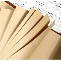 Vintage Leaf Hand Book Faux Leather Notebook - 75 Sheets Kraft Paper Leather Bound Daily Notepad for Lined Paper