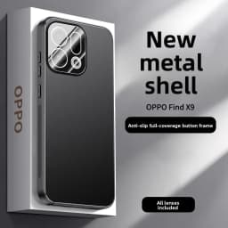 For OPPO Find X9 X9 Pro Case Metal Frosted Honeycomb Heat Dissipation Anti-drop Cover For OPPO FindX9 Shockproof Bumper Funda