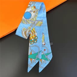 Korean Version of Versatile Women's Tied Bags Ribbons Headbands Decorative Long Streamers Small Scarves Silk Scarves Wholesale