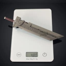 25cm 7pcs Final 3 Fantasy Cloud Buster Sword Alloy Model Metal Toy Holiday Box Game Peripheral Anime Manga Collection Gift Toy