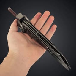 25cm 7pcs Final 3 Fantasy Cloud Buster Sword Alloy Model Metal Toy Holiday Box Game Peripheral Anime Manga Collection Gift Toy