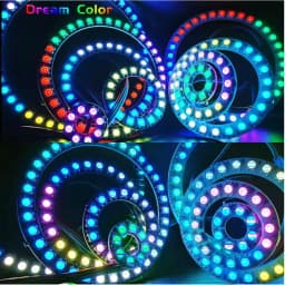 DC5V WS2812B Pixel Ring LED Panel Light Individual 8/16/24/35/45/128 LED Addressable WS2812 IC 5050 RGB LED Ring Module