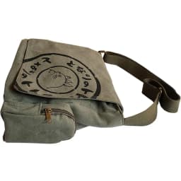 Korean Style Large Capacity Canvas Messenger Bag for Men & Women, Laptop Shoulder Bag, Casual Crossbody Tote