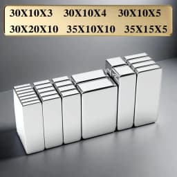 Powerful Neodymium Magnet N35 NdfeB Permanent Magnetic imanes Block Super Strong Fridge Magnets DIY 30x10x3 30x10x5 30x20x10mm
